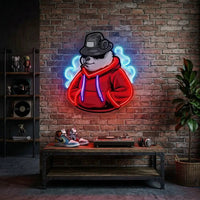 Panda Hoodie LED Neon Sign Light Pop Art