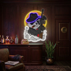 Panda Mafia LED Neon Sign Light Pop Art