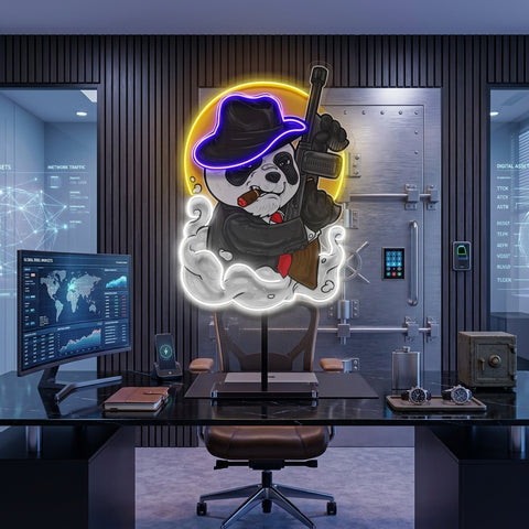 Panda Mafia LED Neon Sign Light Pop Art