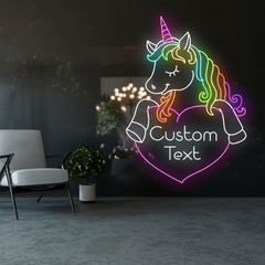 Personalized Unicorn LED Neon Sign Wall&Party Decor