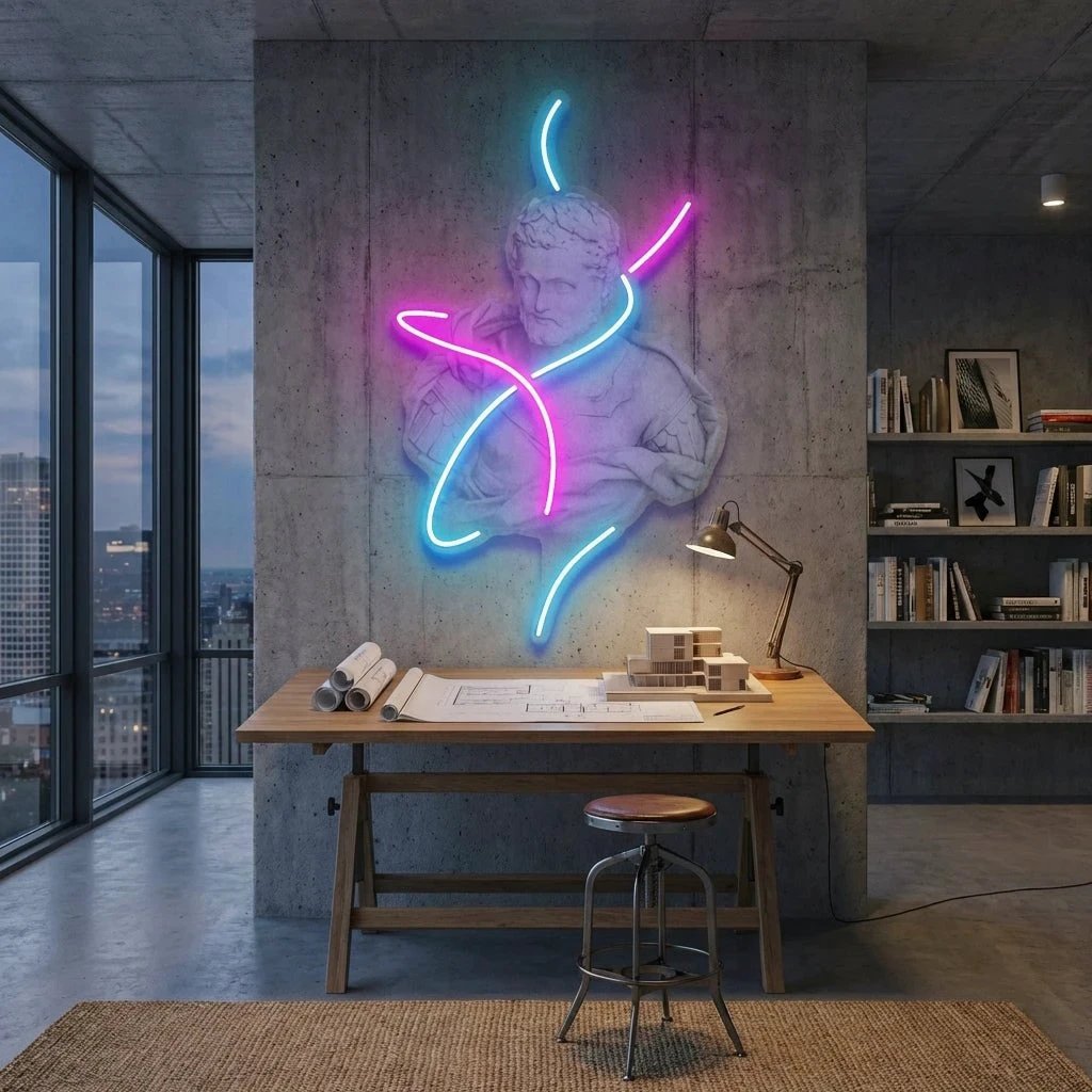 Philosophy Neon Artwork Led Neon Sign Light