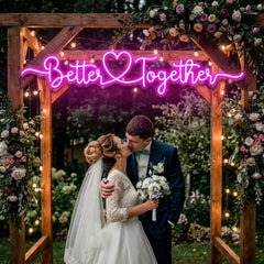 Better Together 3 Wedding Led Neon Sign Light