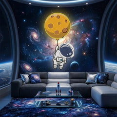 Planet Balloon Artwork Led Neon Sign Light