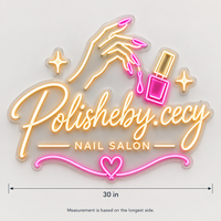 Polisheby.Cecy Custom LED Neon Sign