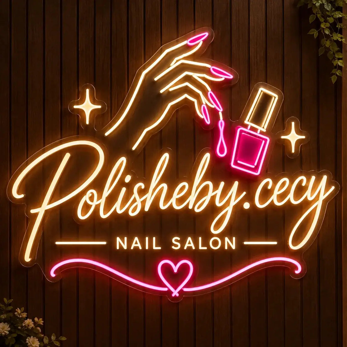 Polisheby.Cecy Custom LED Neon Sign