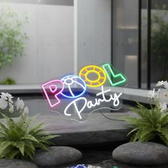 Pool Party Neon Sign