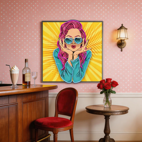 Woman Retro LED Neon Sign Light Pop Art