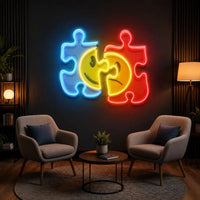 Puzzle LED Neon Sign Light Pop Art