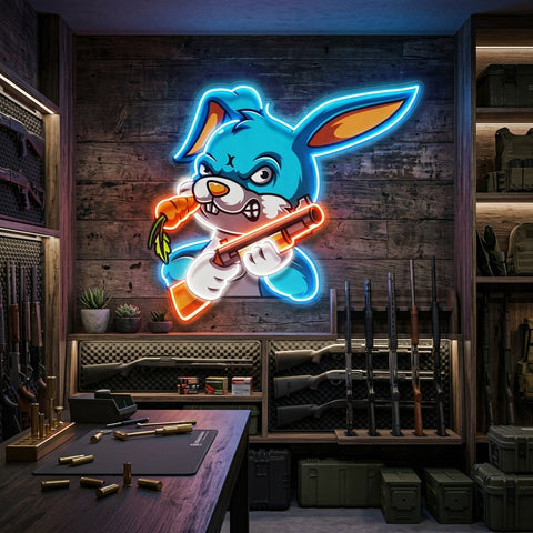 Rabbit esport LED Neon Sign Light Pop Art