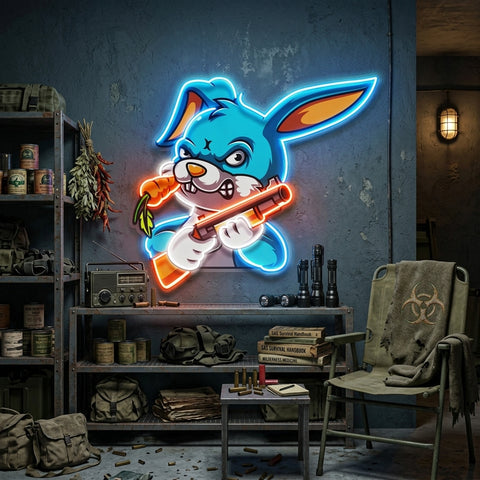 Rabbit esport LED Neon Sign Light Pop Art