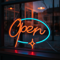 Neon Open Sign for Business Acrylic Led Open Sign
