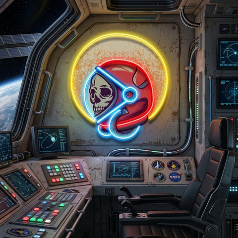 Retro Astronaut LED Neon Sign Light Pop Art