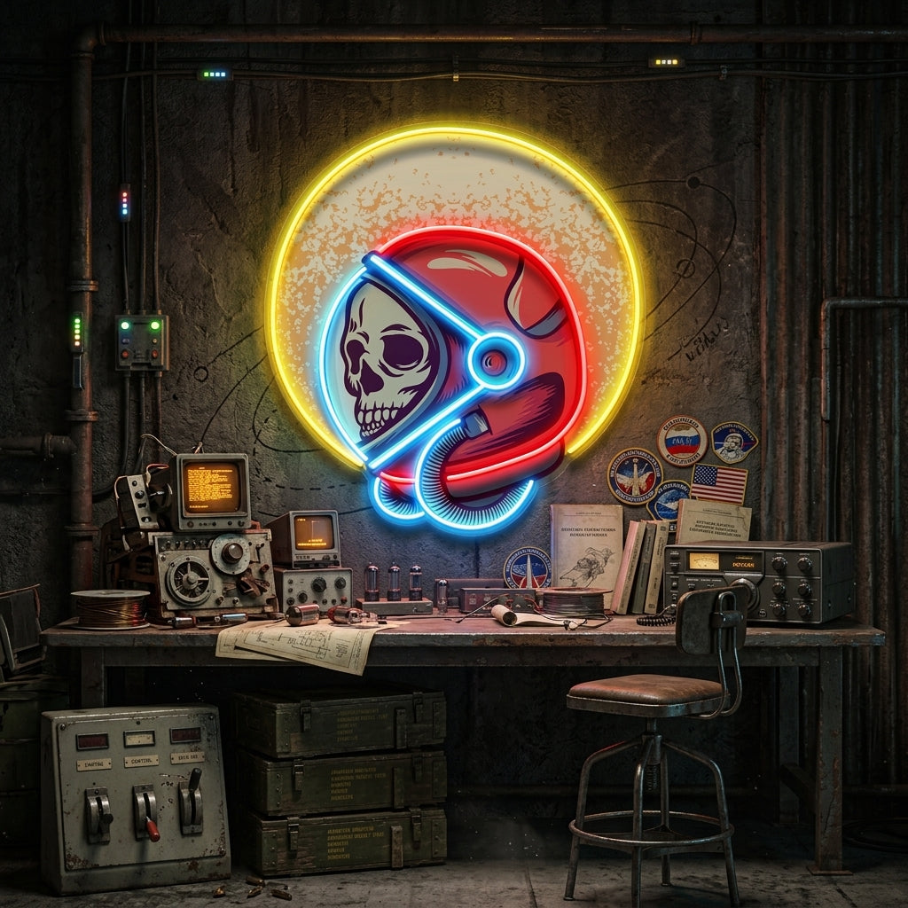 Retro Astronaut LED Neon Sign Light Pop Art