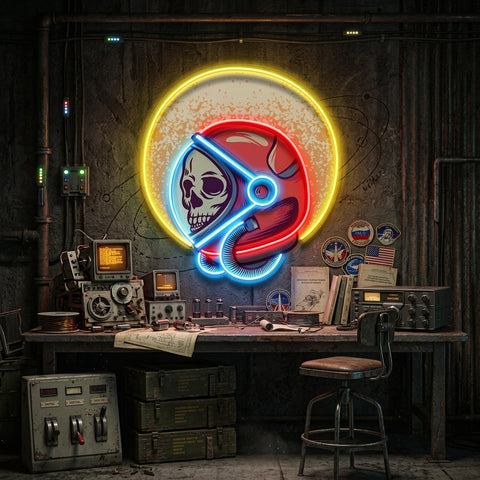 Retro Astronaut LED Neon Sign Light Pop Art