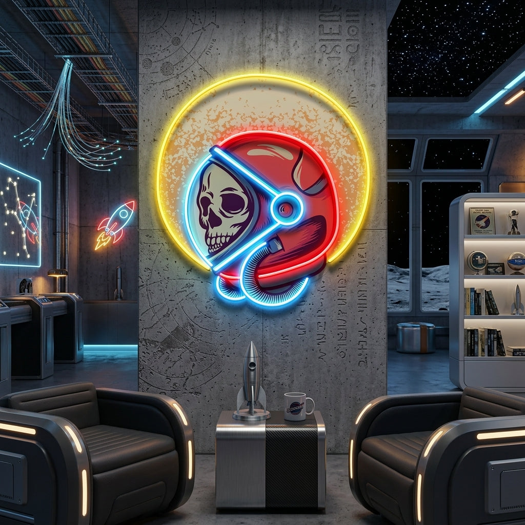 Retro Astronaut LED Neon Sign Light Pop Art