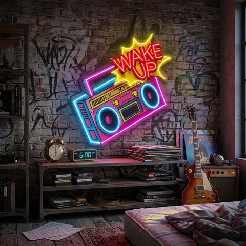Retro Radio LED Neon Sign Light Pop Art