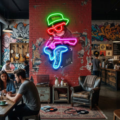 Rock Pug LED Neon Sign Light Pop Art