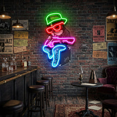Rock Pug LED Neon Sign Light Pop Art