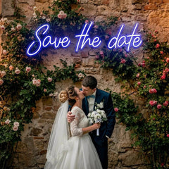 Save The Date Led Neon Sign Light