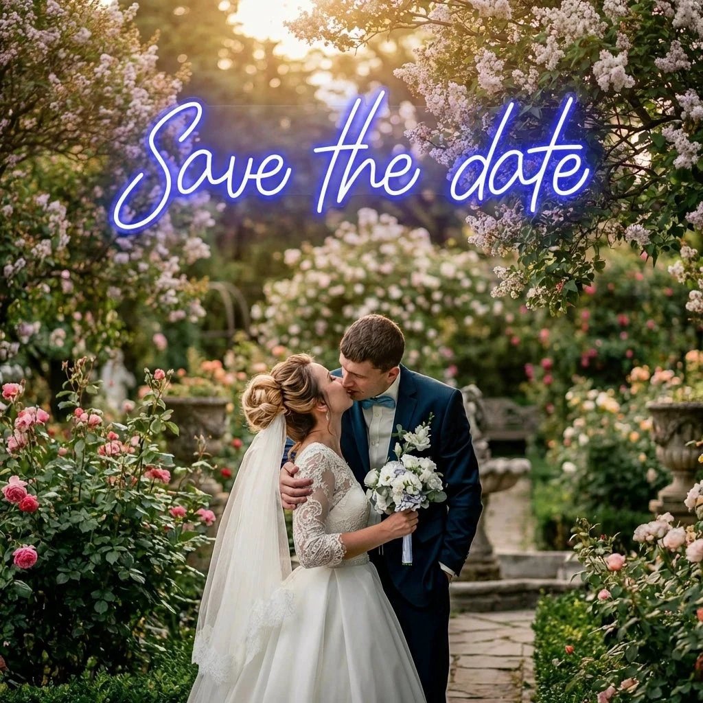 Save The Date Led Neon Sign Light