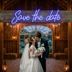 Save The Date Led Neon Sign Light
