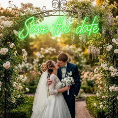 Save The Date Led Neon Sign Light