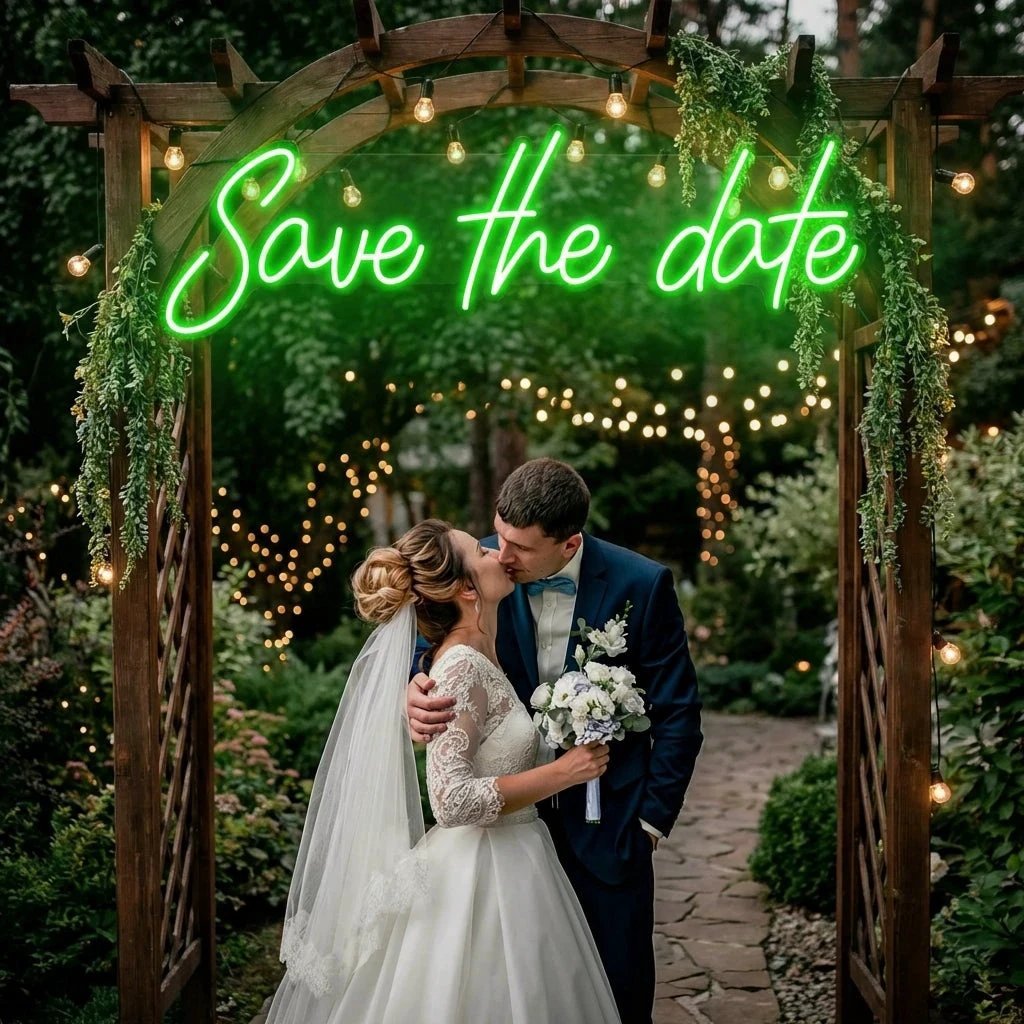 Save The Date Led Neon Sign Light