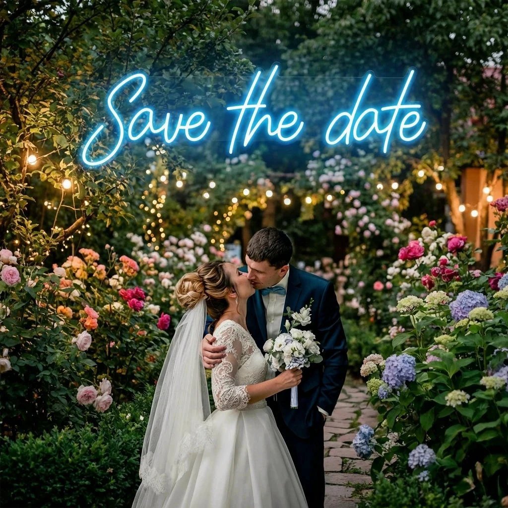 Save The Date Led Neon Sign Light