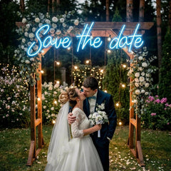 Save The Date Led Neon Sign Light