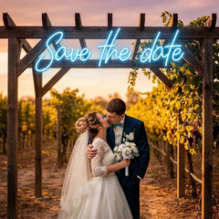 Save The Date Led Neon Sign Light
