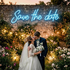 Save The Date Led Neon Sign Light