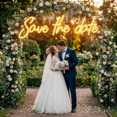 Save The Date Led Neon Sign Light