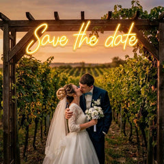 Save The Date Led Neon Sign Light