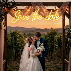 Save The Date Led Neon Sign Light