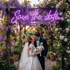 Save The Date Led Neon Sign Light