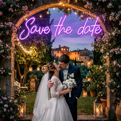 Save The Date Led Neon Sign Light