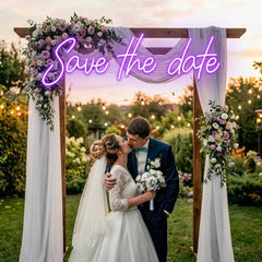 Save The Date Led Neon Sign Light