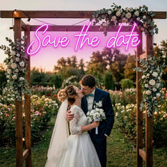 Save The Date Led Neon Sign Light