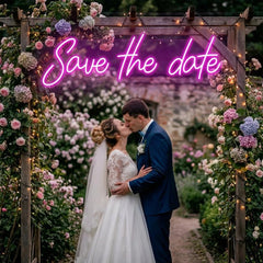 Save The Date Led Neon Sign Light
