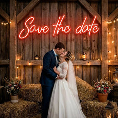 Save The Date Led Neon Sign Light