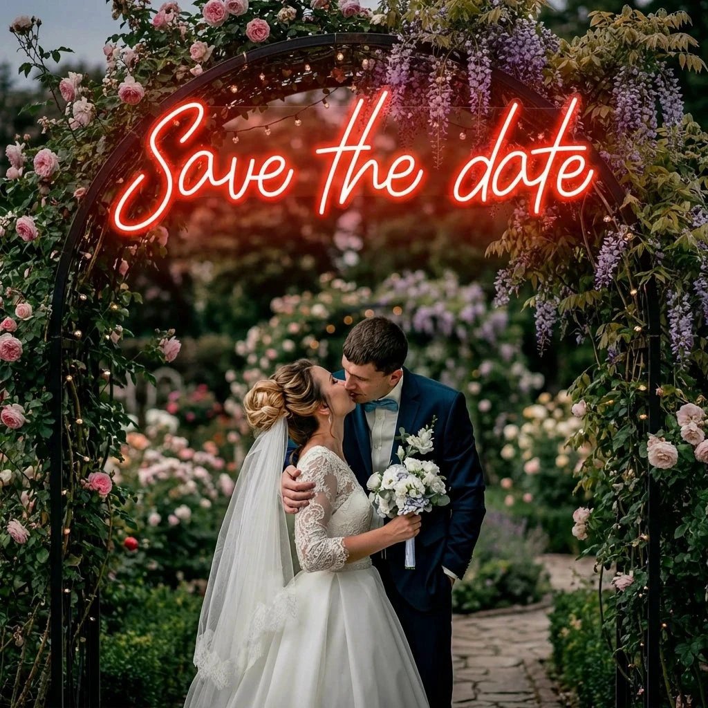 Save The Date Led Neon Sign Light