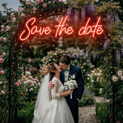 Save The Date Led Neon Sign Light