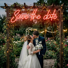 Save The Date Led Neon Sign Light