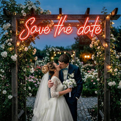 Save The Date Led Neon Sign Light