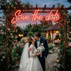 Save The Date Led Neon Sign Light