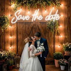 Save The Date Led Neon Sign Light