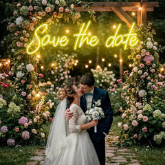 Save The Date Led Neon Sign Light