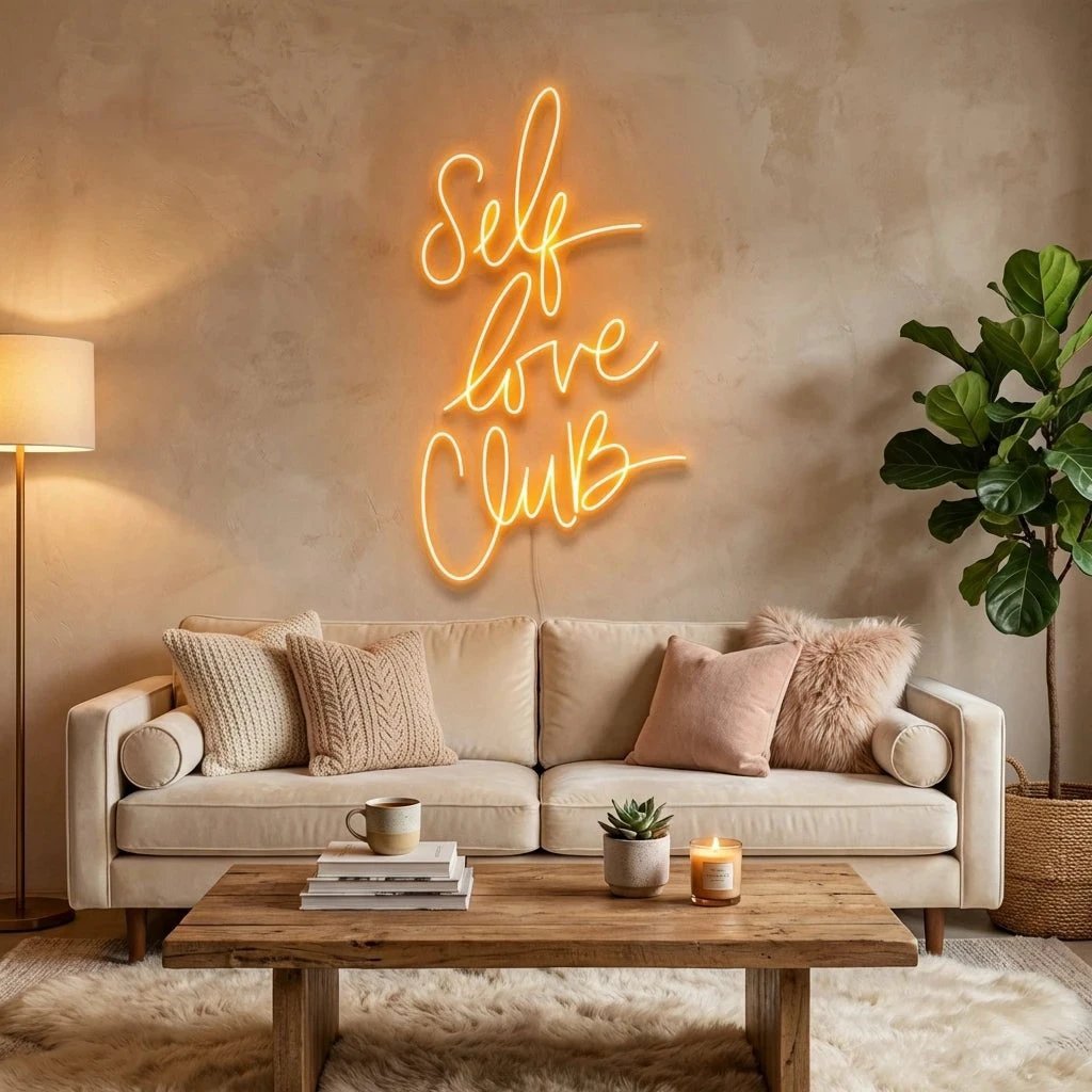 Self Love Club Led Neon Sign Light