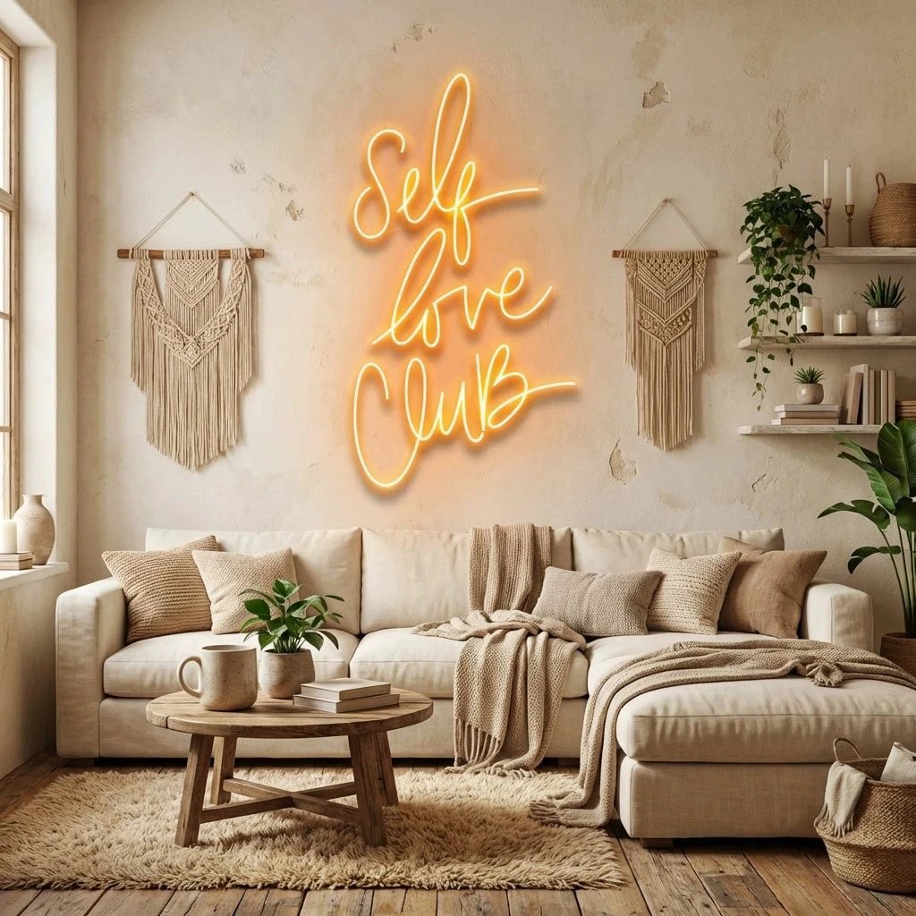 Self Love Club Led Neon Sign Light