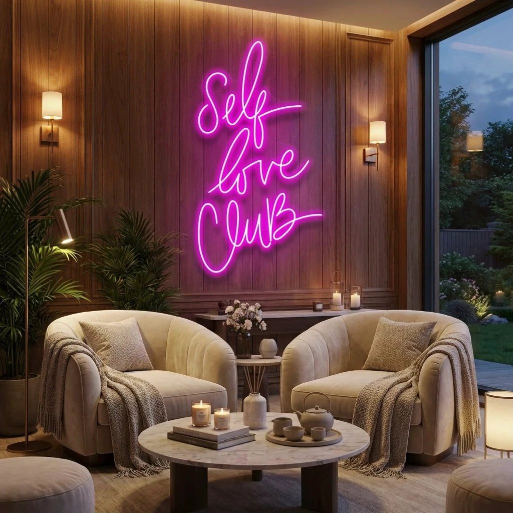 Self Love Club Led Neon Sign Light